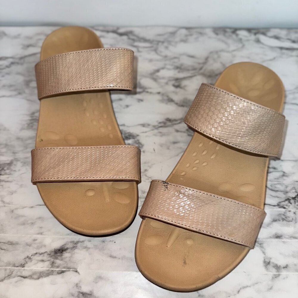 MEGNYA Double Strap Slip On Comfort Sandals women's size US 8 EUR 39